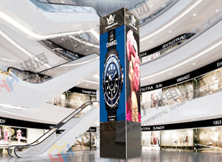 LED旋轉屏優勢與特點，高鐵站、飛機場、商場是否適合？